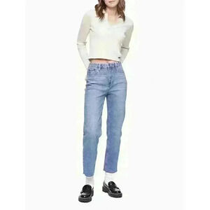 NEW! Calvin Klein Women's 31 Straight Fit High Rise Ankle Jeans NWT $79.50